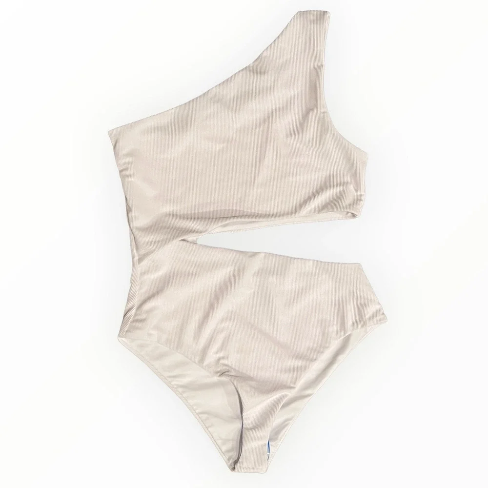 Beach Riot Celine Ribbed One-Piece Size Large - Picture 6 of 12